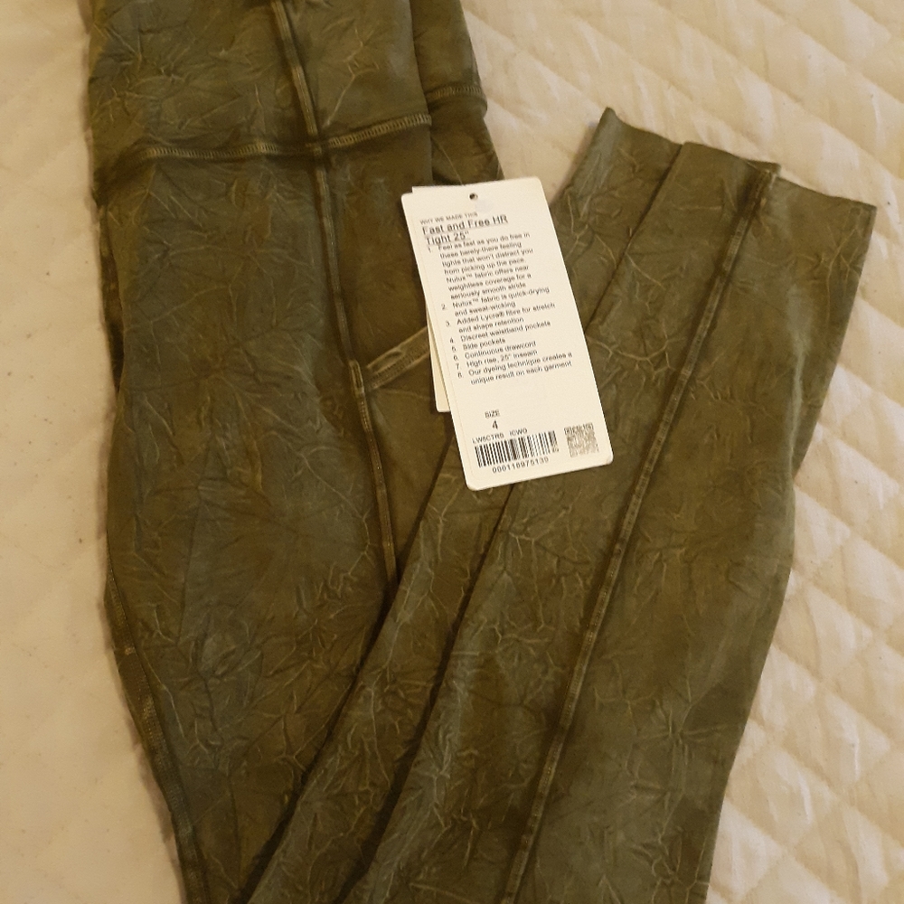 Lululemon fast and free 25"